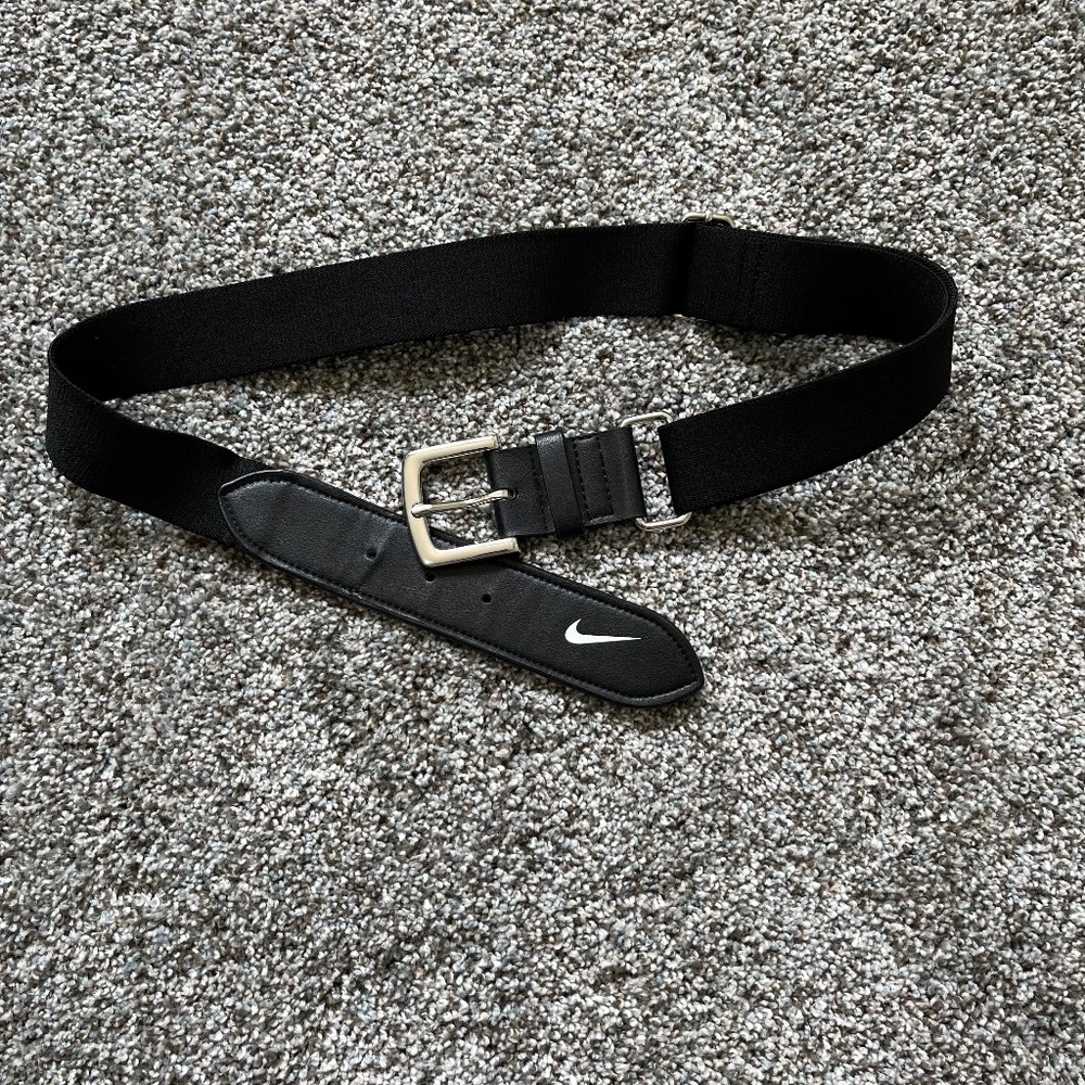 Men's Nike Black, Fabric Belt